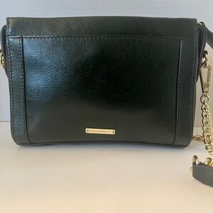 Authentic REBECCA MINKOFF Crosby Crossbody Bag Green Leather!!!